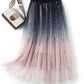 Cute sequins tulle skirt  3514