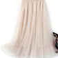 Cute sequins tulle skirt  3513