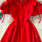 Cute A line short dress fashion dress  451
