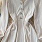 Cute A line long sleeve dress fashion dress  446