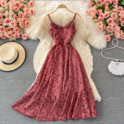 Nettes A-Linie Flora kurzes Kleid Modekleid 402
