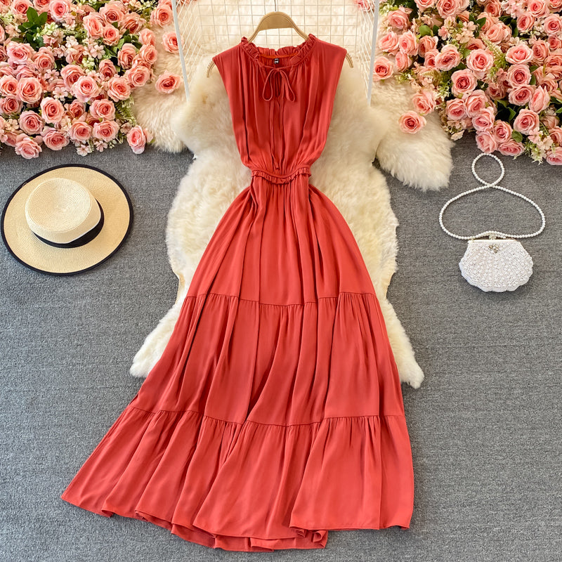 Süßes A-Linien-Modekleid 418