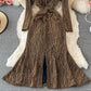 Elrgant v neck dress fashion dress  442