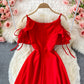 Cute A line short dress fashion dress  451