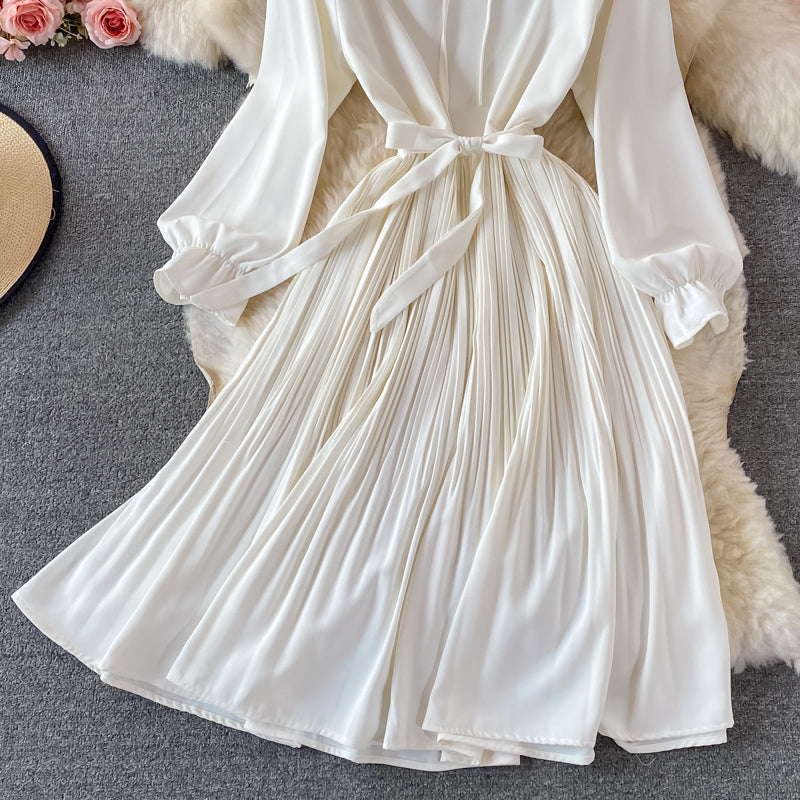 High quality A line long sleeve dress fashion dress  405