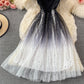 Cute A line tulle short dress fashion dress  450