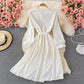 High quality A line long sleeve dress fashion dress  405