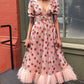 Süßes Tüll-Erdbeerkleid in A-Linie 409