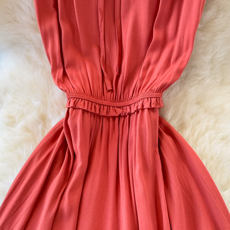 Süßes A-Linien-Modekleid 418