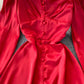 Süßes langärmliges A-Linien-Modekleid 432