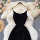 Elehant see through two pieces dress fashion dress  438