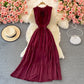 Süßes A-Linien-Modekleid 418