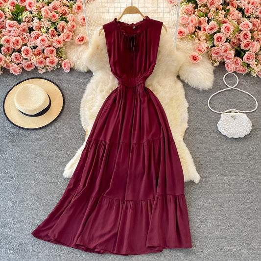 Süßes A-Linien-Modekleid 418