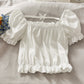 Cute short sleeve cropped top  304