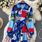 Stylish A line long sleeve dress fashion dress  464
