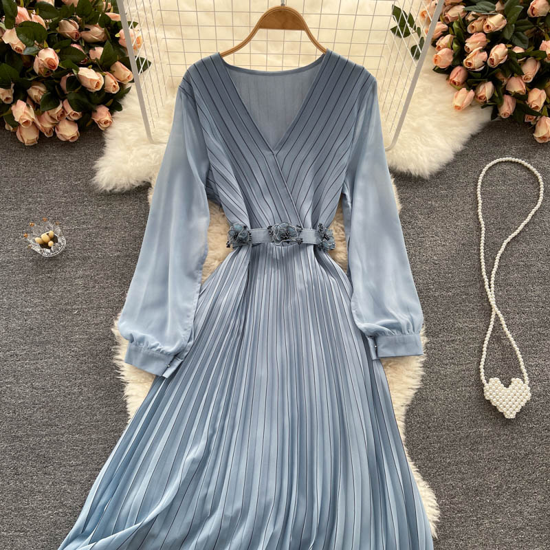 Cute v neck short dress fashion dress  629