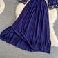Sweet long-sleeved embroidered dress  607