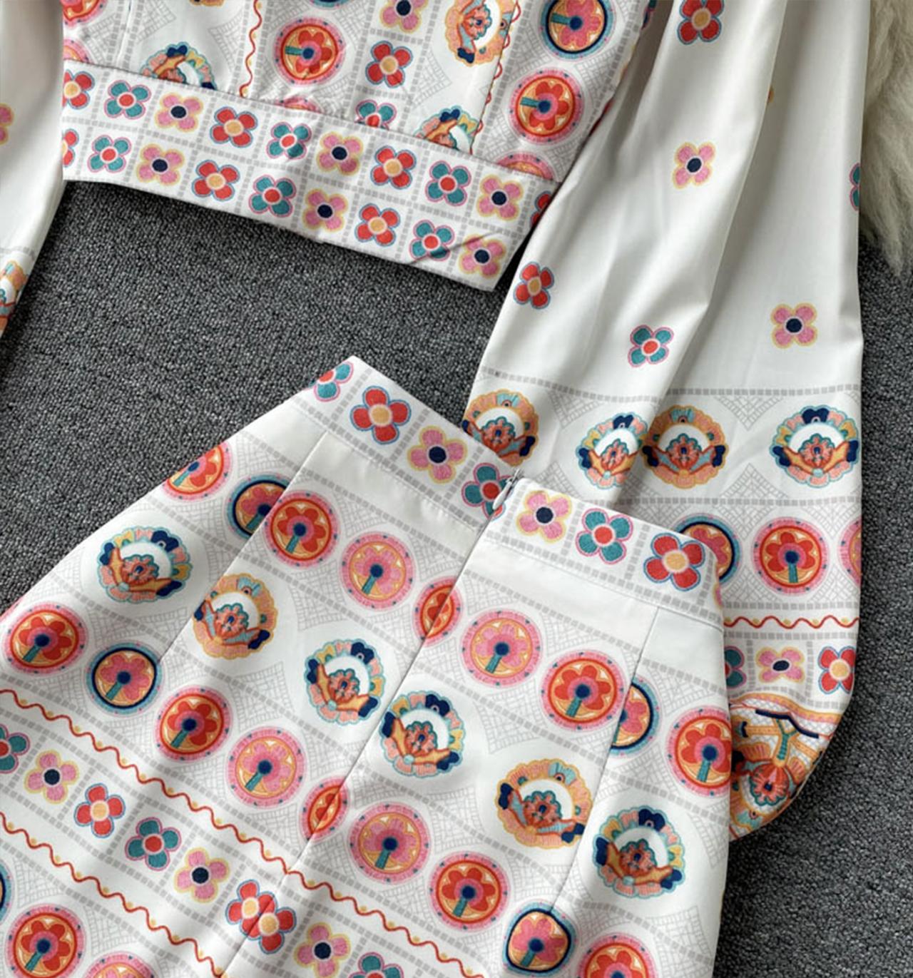 Cute two pieces dress A line fashion dress  686