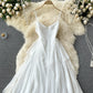 Robe courte en tulle à coupe trapèze mignonne et tendance 494