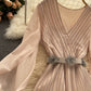 Cute v neck short dress fashion dress  629