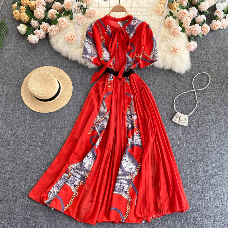 Stylish A line long dress fashion dress  630