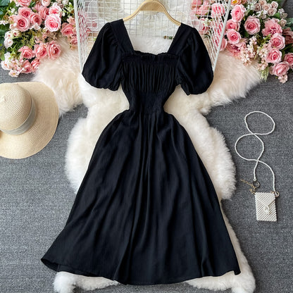 Cute A line short dress fashion dress  624