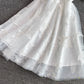 Cute A line lace short dress fashion dress  530