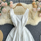 Cute A line bow dress fashion dress  599
