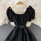 Robe mignonne à coupe haute et basse, robe tendance 604