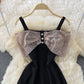 Robe courte à épaules dénudées et jolie ligne A, robe tendance 593