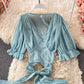 Cute A line two pieces dress fashion dress  537