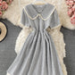 Sweet A line short dress fashion dress  655