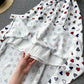 Cute A line high low dress fashion dress  636