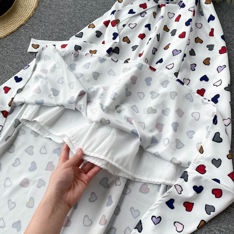 Cute A line high low dress fashion dress  636