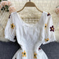 Sweet lace flower dress  673