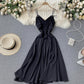 Simple A line short dress fashion dress  678