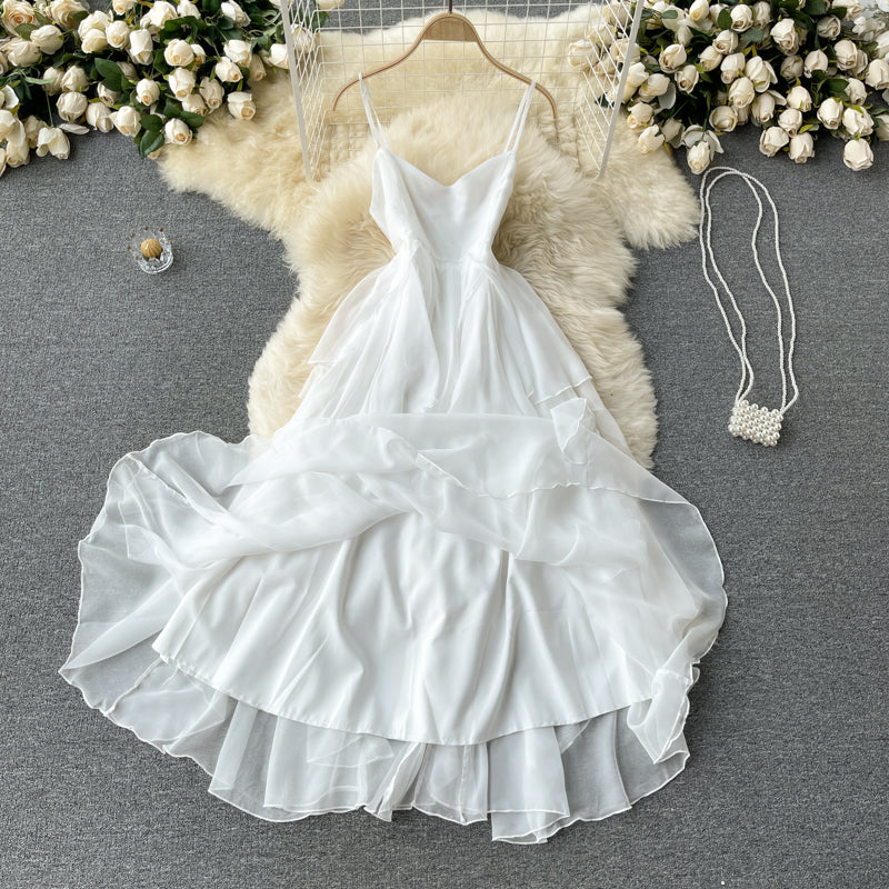 Robe trapèze en tulle mignonne et tendance 617
