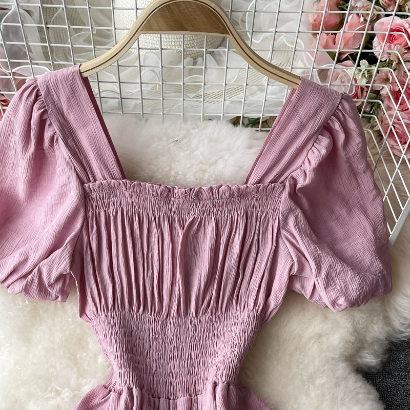 Cute A line short dress fashion dress  624