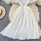 Robe courte à la mode douce en forme de A 545