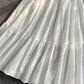 White A line v neck dress fashion dress  669