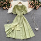Simple v neck short dress fashion dress  563