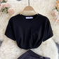 Black A line two pieces dress  666