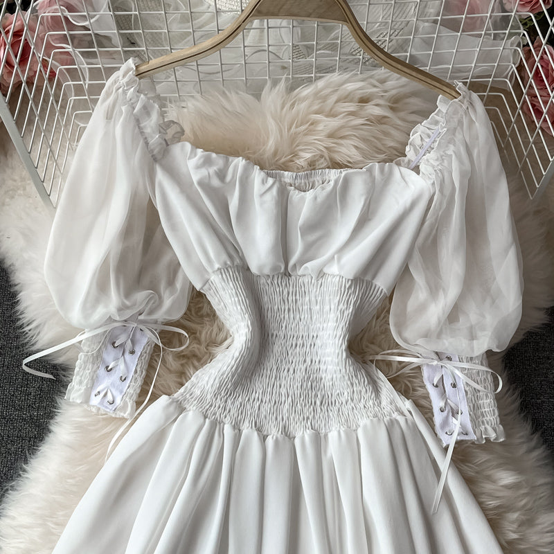 Cute A line short dress fashion dress  625