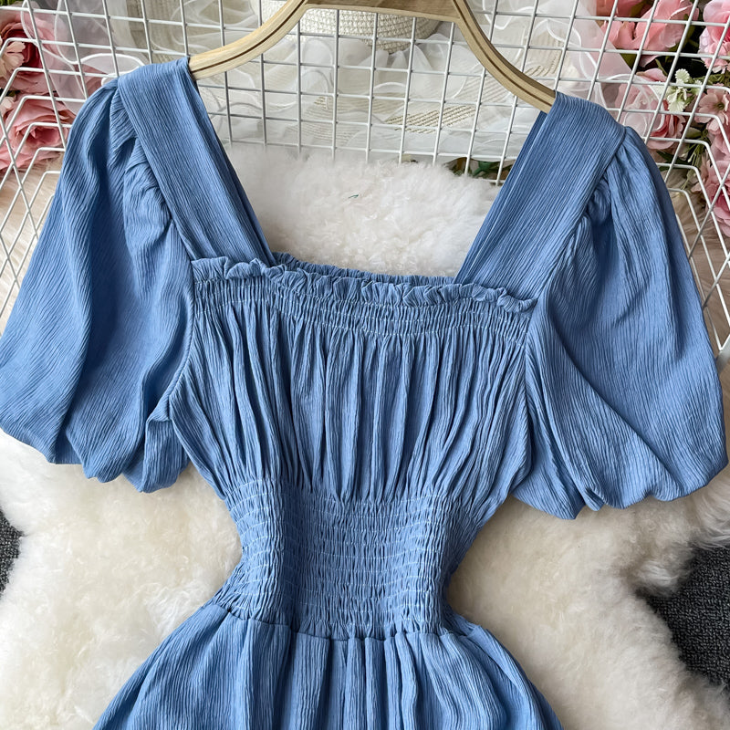 Cute A line short dress fashion dress  624