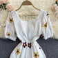 Sweet lace flower dress  673