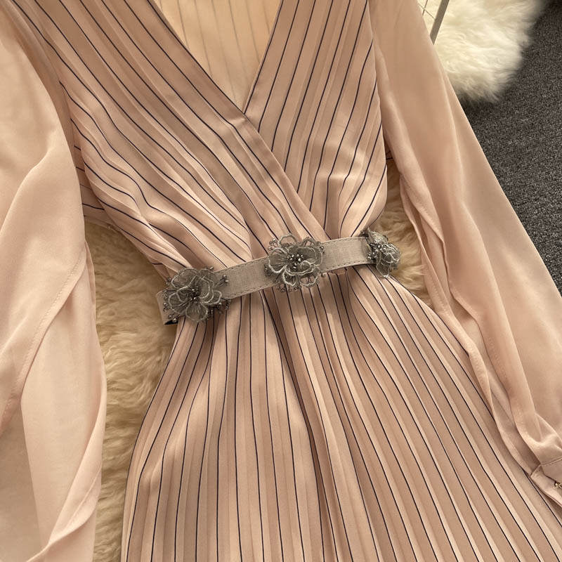 Cute v neck short dress fashion dress  629