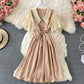 Cute A line short dress fashion dress  635