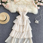 Cute A line dress fashion dress  667