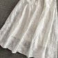 White A line short dress fashion dress 645