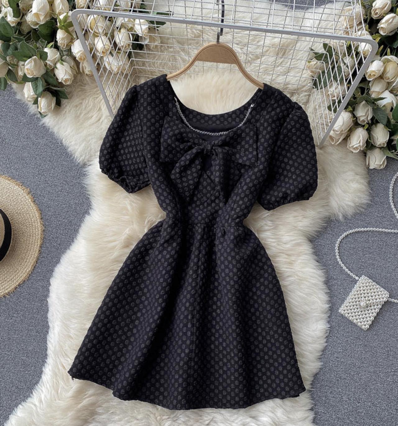 Cute A line short dress fashion dress  677